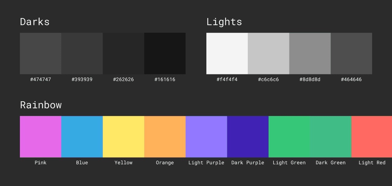 Color palette